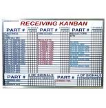 Receiving Kanban Magnetic White Board