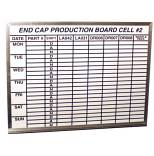 Manufacturing Cell Production Tracking White Board