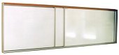 Horizontal Sliding Dry Erase White Board