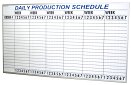 Daily Production Schedule White Board